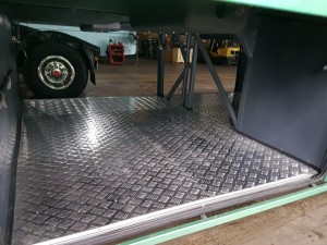 Aluminum Plated Luggage Compartment 